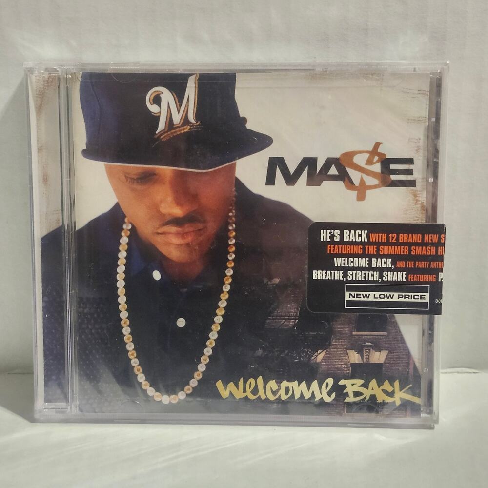 Mase Welcome Back CD 2004 New Factory Sealed Bad Boy Records Hip Hop
